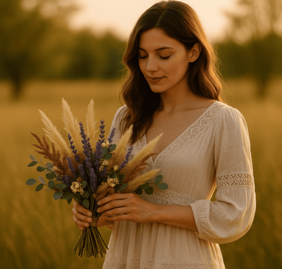 Ce flori sunt ideale pentru un buchet în stil boho-chic